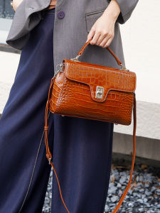 SIFULUN | Fashion Crocodile Pattern Leather Handbag