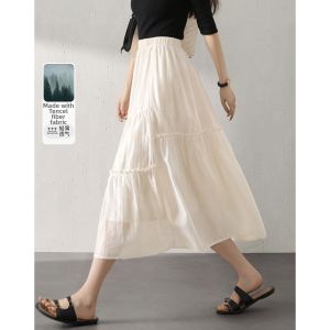 MOHANYIMEI | Lightweight Elegant Half Skirt