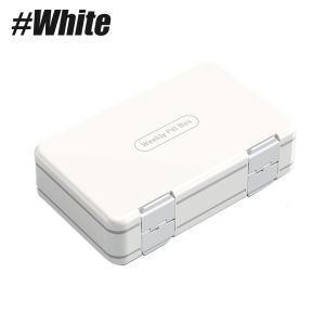 1pc Weekly Pills Organizer 3 Times a Day Pill Box Double Side Medicine Organizer Pill Case Pills Container Pill Holder