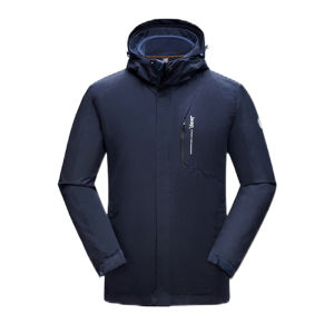 จี๊ป | เสื้อแจ็คเก็ตกันลมสำหรับผู้ชายและผู้หญิง เสื้อกันฝนระดับพายุ Jeep 3-in-1 ชุดปีนเขากลางแจ้ง วัสดุโพลีเอสเตอร์ ฤดูใบไม้ผลิ ฤดูใบไม้ร่วง ฤดูหนาว