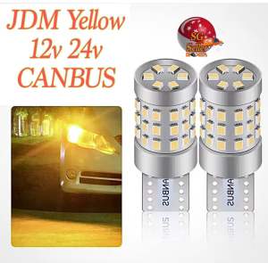 Jdm yellow canbus error free led conti veh car lorry bus truck motorcycle