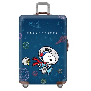 Snoopy Elastic Luggage Cover Travel Tour Check-in Baggage Suitcase Protection Dust Bag Elastic Baggage Cover Travel Accessory