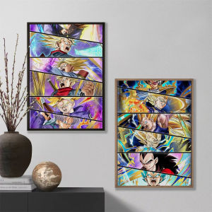 Bandai | Anime D-Dragon B-Ball Oil Painting By Numbers Home Decor Modern Wall Decor for Living Room Bedroom Perfect Gift No Frame