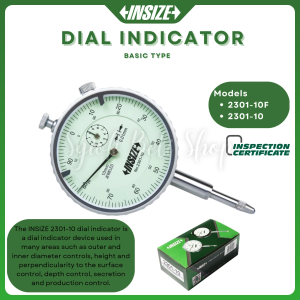 INSIZE DIAL INDICATOR (BASIC TYPE) 2301-10(Lug back)2303-10F(Flat back)