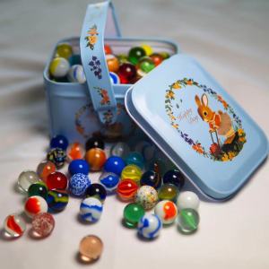 Colorful Glass Beads Chess Pieces Childrens Nostalgic Toy Gifts Mixed Craft Decorative Balls Jumping Checkers Game Pearls