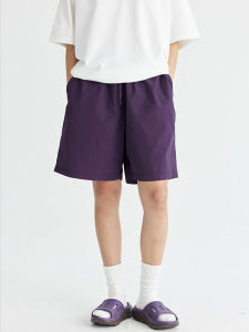 Quần Short Thể Thao Ngoài Trời Mùa Hè Màu Tím TNMK Quần Dài Năm Điểm Rộng Rãi Nhanh Khô Cho Nam Và Nữ Quần Đi Biển