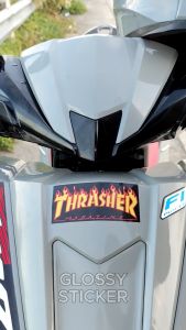 THRASHER Stickers for Motorcycle Sticker Waterproof Motor Helmet Sticker Hologram Vinyl Stikerss Motorcycle Decals