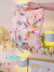 (KIDSFO-33) - Dress Anak Perempuan Bunga Sifon Fashion Korea