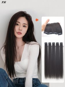 Mái Tóc Nối Dài Giả Nhẹ Mỏng Kiểu Tóc Dài Thẳng Nối Liền Mạch Tăng Khối Lượng Dày Dặn Một Mảnh Nối Dài Tóc Giả Tóc Giả