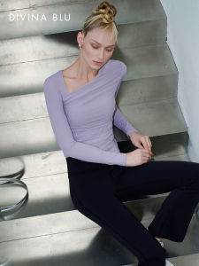 DIVINA BLU | Sleeveless Bare Feel Yoga T-Shirt