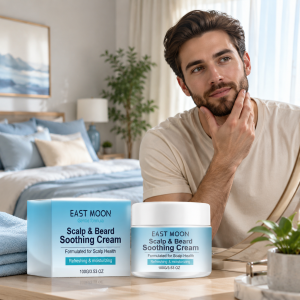East Moon | East Moon 2 IN 1 Natural Man Beard Wax Moisturizing Beard Growth Smoothing Hair And Skin Care Professional Beard Styling Creams