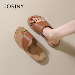 Josiny | Korean Style Summer New Vintage Casual Flip Flop Womens Slippers