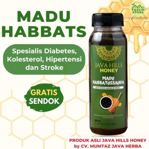JAVA HILLS MADU HABBATUSSAUDA HERBAL ASLI MURNI PREMIUM BY JAVA HILLS HONEY 330 GRAM