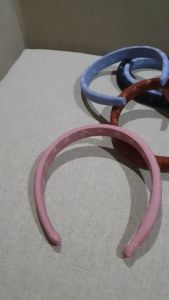 KAMINO BANDO BUSA 2 CM MOTIF PITA CRINCLE  / BANDANA 2CM / HEADBAND ANAK DAN DEWASA PEREMPUAN