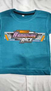 Baju Kaos Ramadhan Race Anak Laki Laki Karakter Distro Racing Lebaran Keren Usia 1 - 10 Tahun - DTF