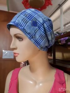 [KIỂU TRÙM ĐẦU ĐUÔI XOÁY] Nón vải trùm đầu bằng vải mát beanie hat cancer hat chemo hat mũ vải