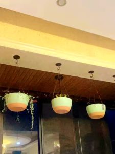 Đồ Dùng Nhà Bếp Treo Tường Chịu Lực 20kg Trên Trần Nhà Baskets Hoa Đèn Lồng Treo Quần Áo Túi Quần Áo Rèm Cửa Treo Móc Treo