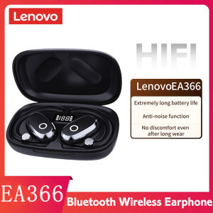 Lenovo | Lenovo EA366 Open-Ear Wireless Headphones Hi-Res with SBC OWS Earphones Bass Boost Bluetooth 5.4 Earhook Sport Earbuds Outdoor