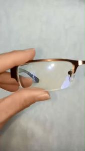 FREE CASE - Kacamata Model Terbaru - Kacamata Baca Lensa Plus Antiradiasi - Frame Besi Warna Coklat Lensa Bening - Ready Ukuran (+)1.00 SAMPAI (+)3.00 - Cocok Untuk Pria Wanita Dewasa - BISA COD