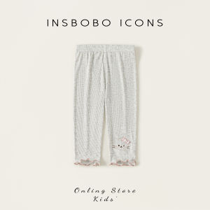 insbobo | Quần Dệt Ren Đáng Yêu Cho Trẻ Em Chất Liệu Mỏng