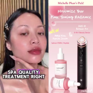 Medicube PDRN Pink Peptide Serum 30ml 1% Salmon PDRN & 5 Peptide Complex Improve Uneven Skin Tone Fade Dark Spots And Acne Marks Deep Hydration Firming Brightening Daily Facial Repair Essence