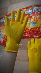 Găng Tay Cao Su Cao Cấp HƯỚNG DƯƠNG - Dụng Cụ Làm Vệ Sinh Đa Năng
