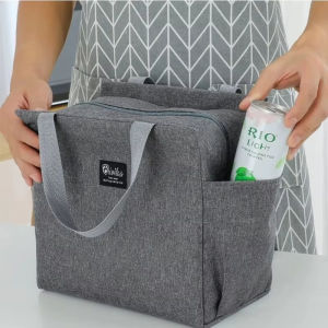 Large Capacity Cooler Bag Waterproof Oxford Portable Zipper Thermal Lunch Bags Insulated Freezer Bag Camping Picnic Bag
