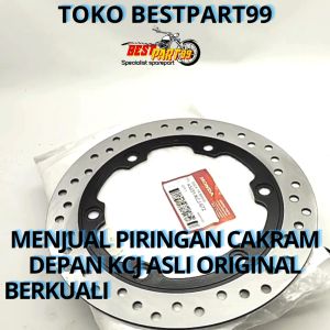 Piringan cakram depan KCJ Untuk motor TIGER CBR 150 R MEGA PRO NOMO SUPRA.AHM berkualitas original asli ori