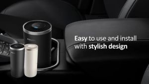 Máy khử mùi lọc không khí dạng cốc trên xe ô tô Philips S3601 2W lá chắn UVC - Hàng Nhập Khẩu (Bảo hành 12 tháng)