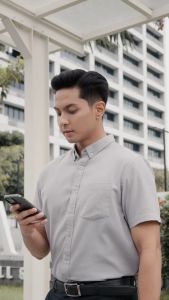 CUTOFF Rocco Shacket Jacket with Snap Button Outer Polos Pria