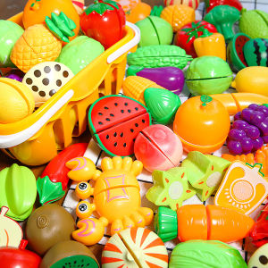 Baby Childrens Montessori Educational Toys Shape Recognition Early Education Classification Intelligence Enhancement Fruit Cutting Matching