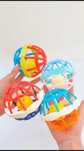 [ALONK.S] MAINAN KERINCINGAN Bentuk BOLA bahan karet lembut rattle