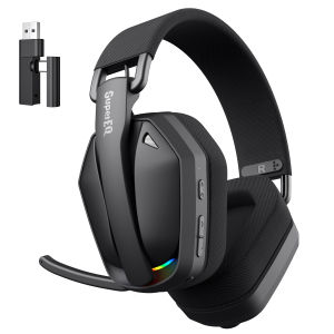 SuperEQ G19BT 2.4GHz Wireless Gaming Headphones Ultra-light Bluetooth 5.4 Headset Gamer with Mic for PC/PS5/Xbox By EKSA Choice