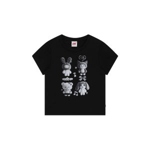 F426 | Summer T-Shirt Fun Puppet Spot Printing