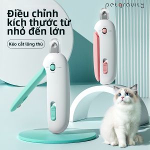 JUANSE | Kéo Cắt Móng Thú Cưng Có Lỗ Tròn Điều Chỉnh Dễ Sử Dụng Cho Người Mới Bắt Đầu