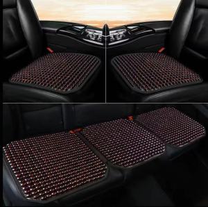 VARIER Car seat wooden bead cool cushion meeting seat square cushion single piece car seat comfort cushion