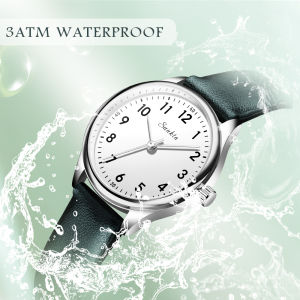 Lige Ban Đầu Sunkta Đồng hồ nữ Giản Dị Thép Không Thấm Nước Đồng hồ thạch anh Cho Phụ Nữ + Hộp