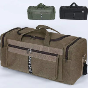 Travel Luggage Bag Gym Handbag Large Capacity Business Trip Sports Portable Multifunction Canvas Luggage Duffel Bags Mens Pack