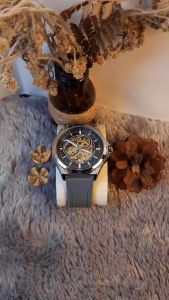 Buy 1 Get 1 Jam Tangan Belleda 9438 Rubber Automatic Movement Anti Air 3Atm