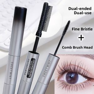 Waterproof Double-Ended Eyelash Brush Comb Fine Tip Dense Long Curling Lowering Extended Encryption Super Long Eyelash Mascara
