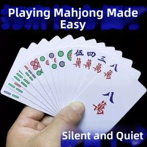 rosekey | Portable Wide Format Playing Cards and Mahjong Set 144 Pieces