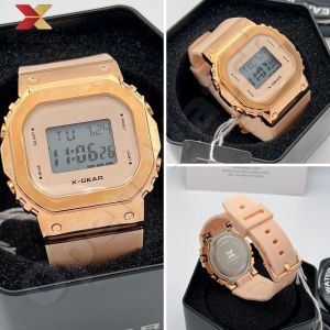 นาฬิกาแบรนด์ ดีไซน์สุดหรู หน้าเหล็ก ไส่สบาย สายเรซิ่น ขนาด 37 mm พร้อมกล่องเหล็ก