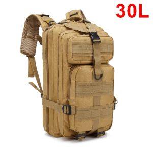 Ba Lô Chiến Thuật 30/50L Dành Cho Nam Đi Du Lịch Sinh Tồn Ngoài Trời 3P Tấn Công Gói EDC Molle Đi Bộ Đường Dài Đi Bộ Săn Bắn Túi Polyester