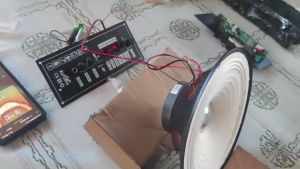 3.7V Car Subwoofer High Power HiFi Bass Bluetooth Amplifier Board - Square Dance Speaker Amplifier