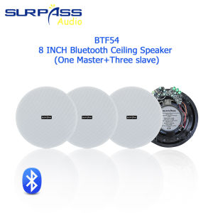 Bluetooth Ceiling Speaker 8 inch Built-in Class D Amplifier HiFi Stereo Loudspeaker 50W Powerful Home Theater Background Music Audio