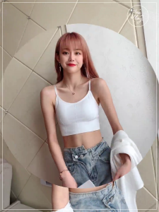 สปอร์ตบรา แบบบาง ไม่มีโครงเหล็ก ใส่สบาย แฟชั่น สําหรับผู้หญิง ชุดชั้นใน เสื้อในสปอร์ตบรา