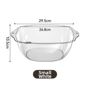 Transparent Thickened Face Washing Basin