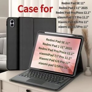 Case for Redmi Pad 2 SE 11“ Xiaomi Pad 5/6 Pro 11“ Xiaomi Pad 7 Pro 11.2 ” Redmi Pad Pro Poco12.1”Smart station cover keyboard