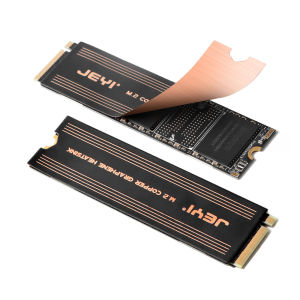 JEYI Graphene อ่างความร้อน SSD M.2กราฟีนแบบสองชั้นและหม้อน้ำการออกแบบเครื่องทำความเย็นฟอยล์ทองแดงสำหรับแล็ปท็อป PC NVMe NGFF 2280ไดรฟ์