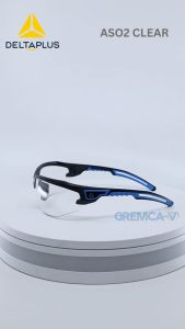 Delta Plus ASO2 Clear Safety Glasses Eye Protection Anti Mist Anti Scratch UV400 Sport Design